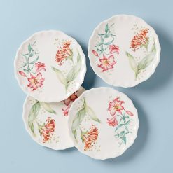 Lenox Westmore Butterfly Meadow Melamine Accent Plates, Set of 4
