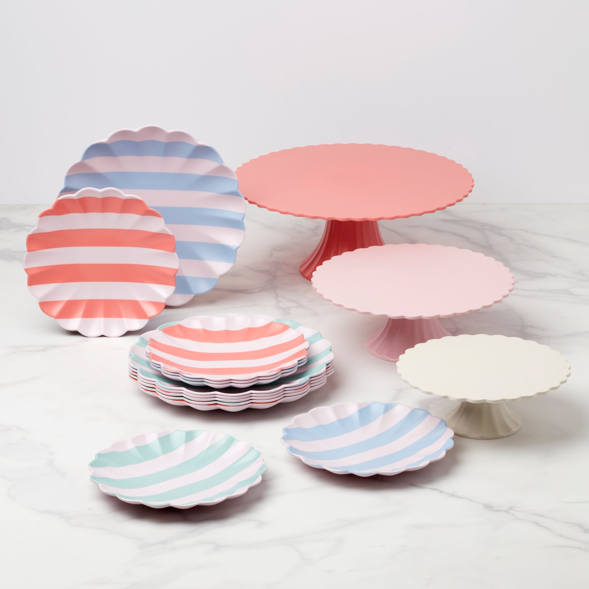Lenox Westmore Stripey Assorted Bamboo Small Plates, Set of 6 - Image 9