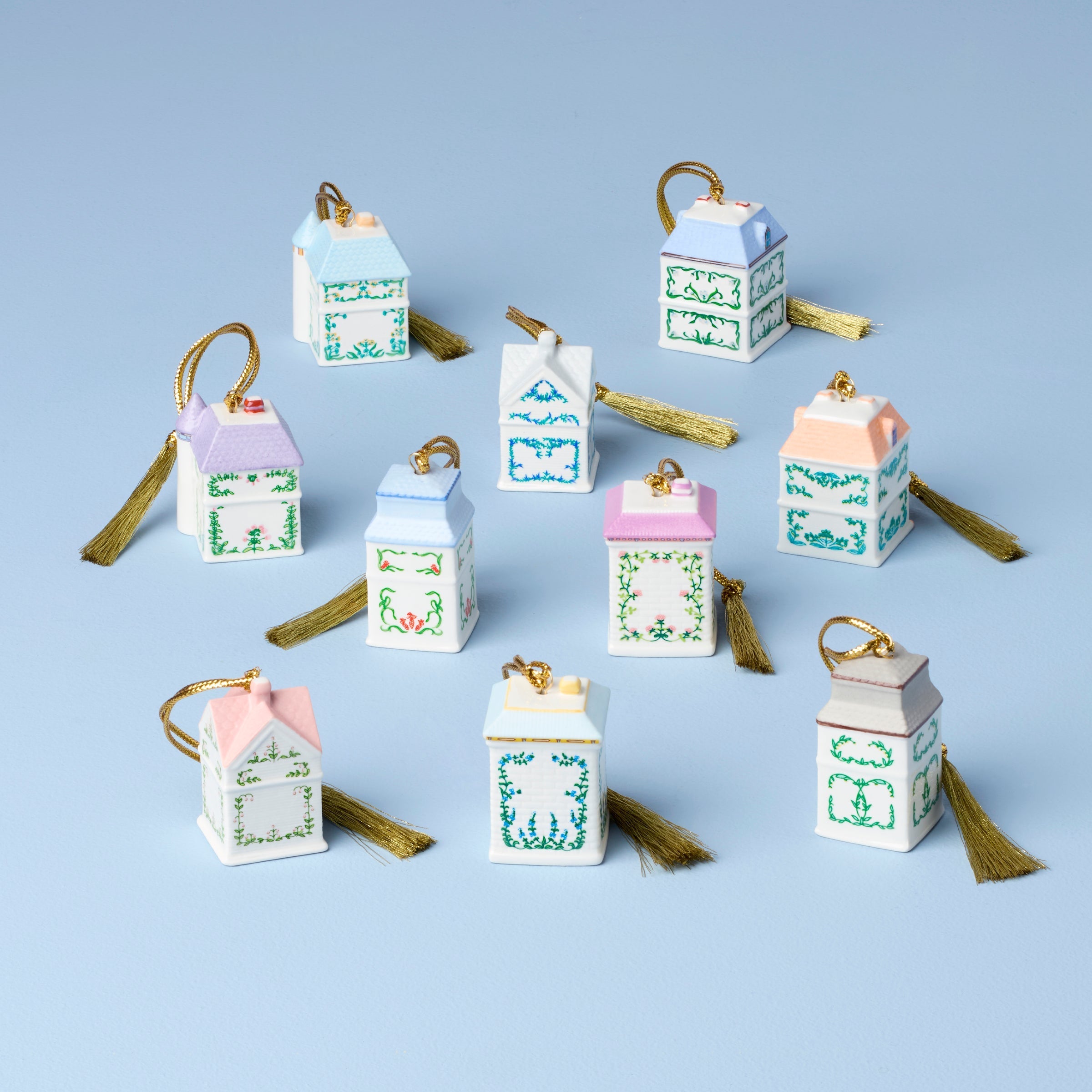 Lenox Westmore Lenox Spice Village 10-Piece Mini Ornament Set - Image 3