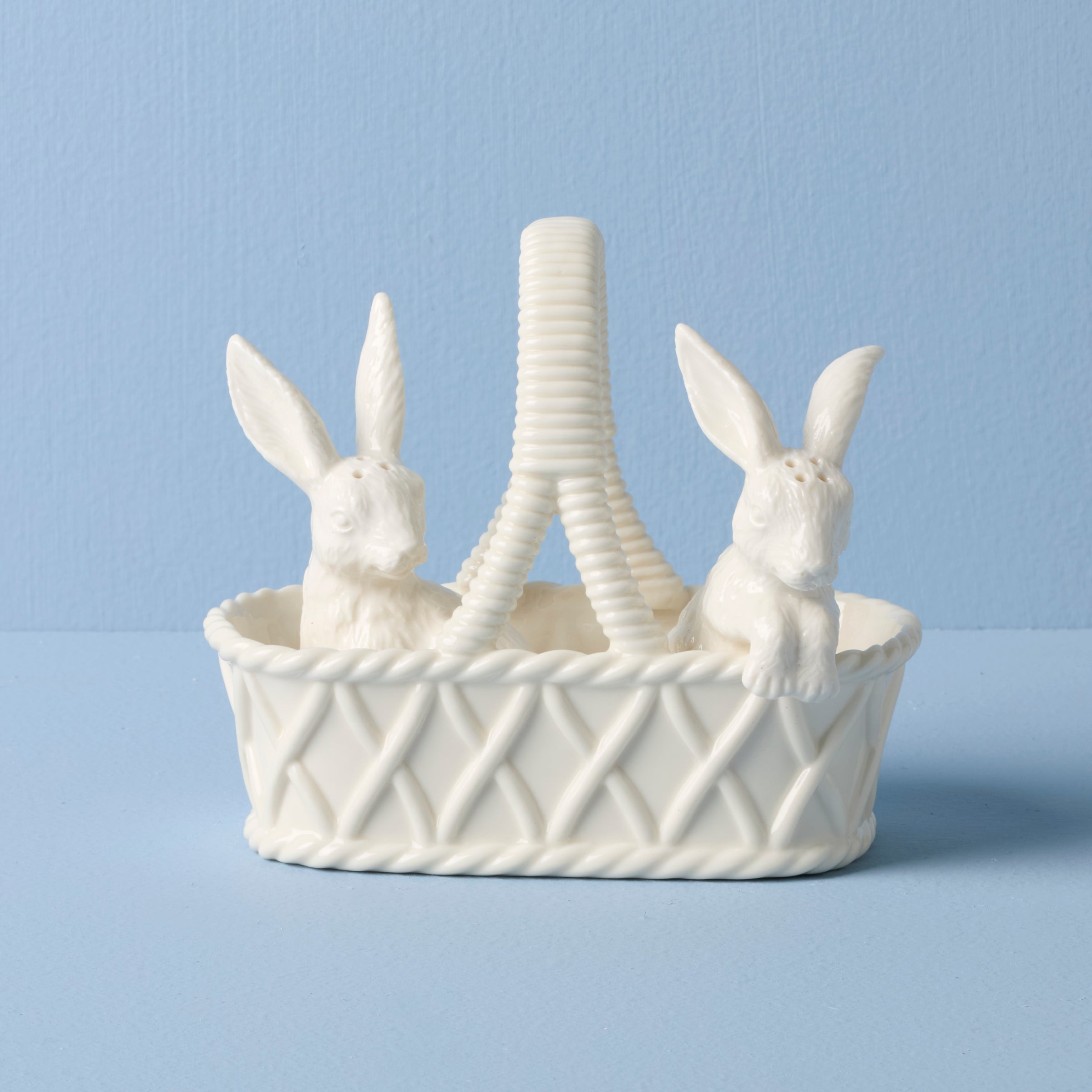 Lenox Westmore Wicker Creek Bunny Salt & Pepper Set