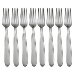 Lenox Westmore Jordan Frosted Dinner Forks, Set of 8
