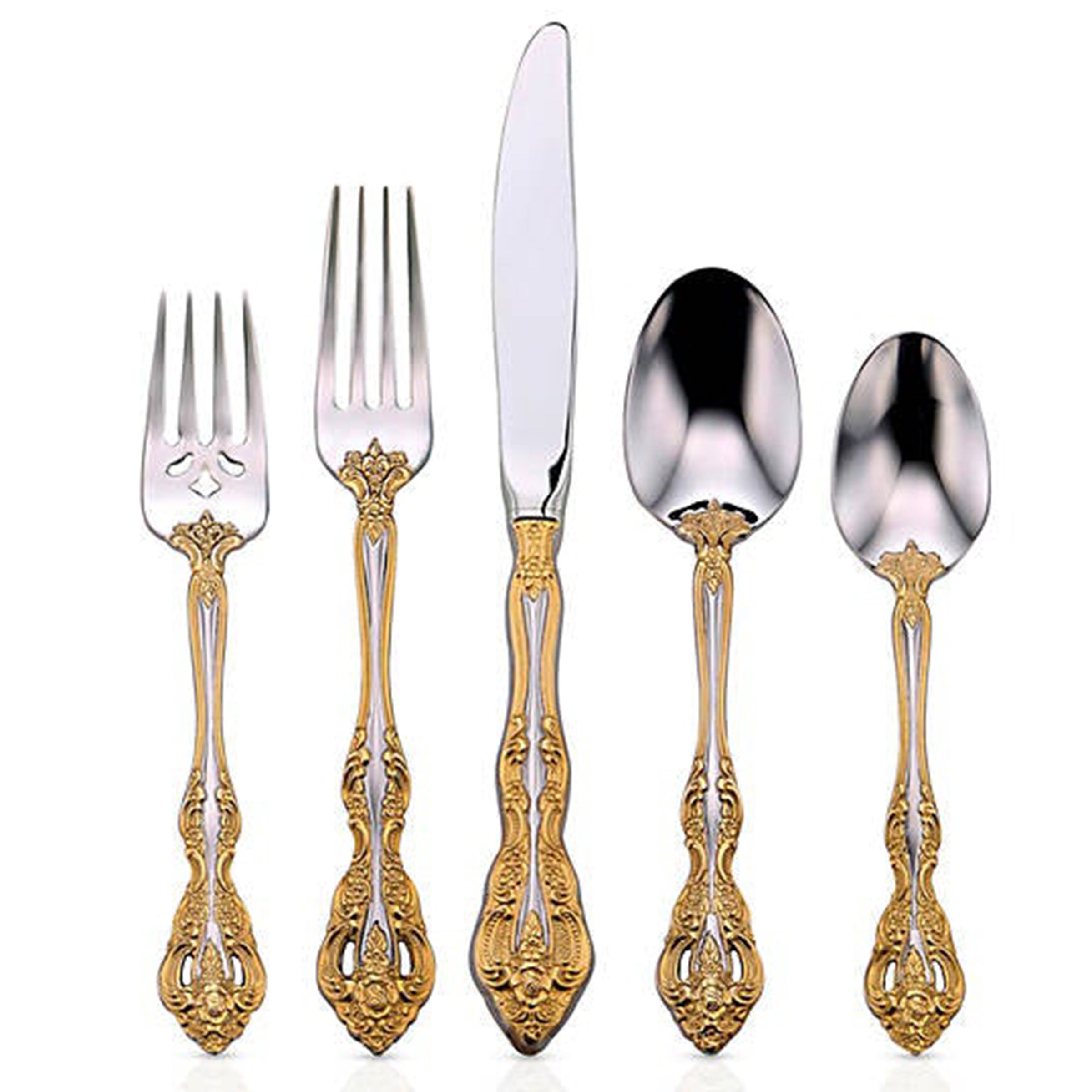 Lenox Westmore Golden Michelangelo 20-Piece Flatware Set