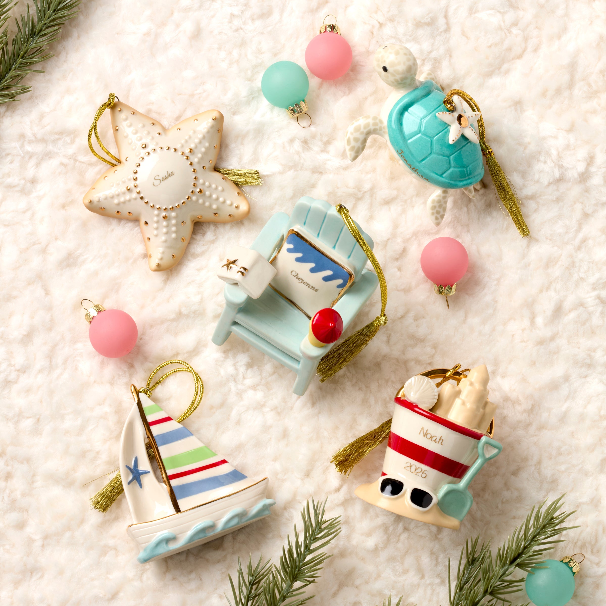 Lenox Westmore Personalized Sailboat Ornament - Image 3