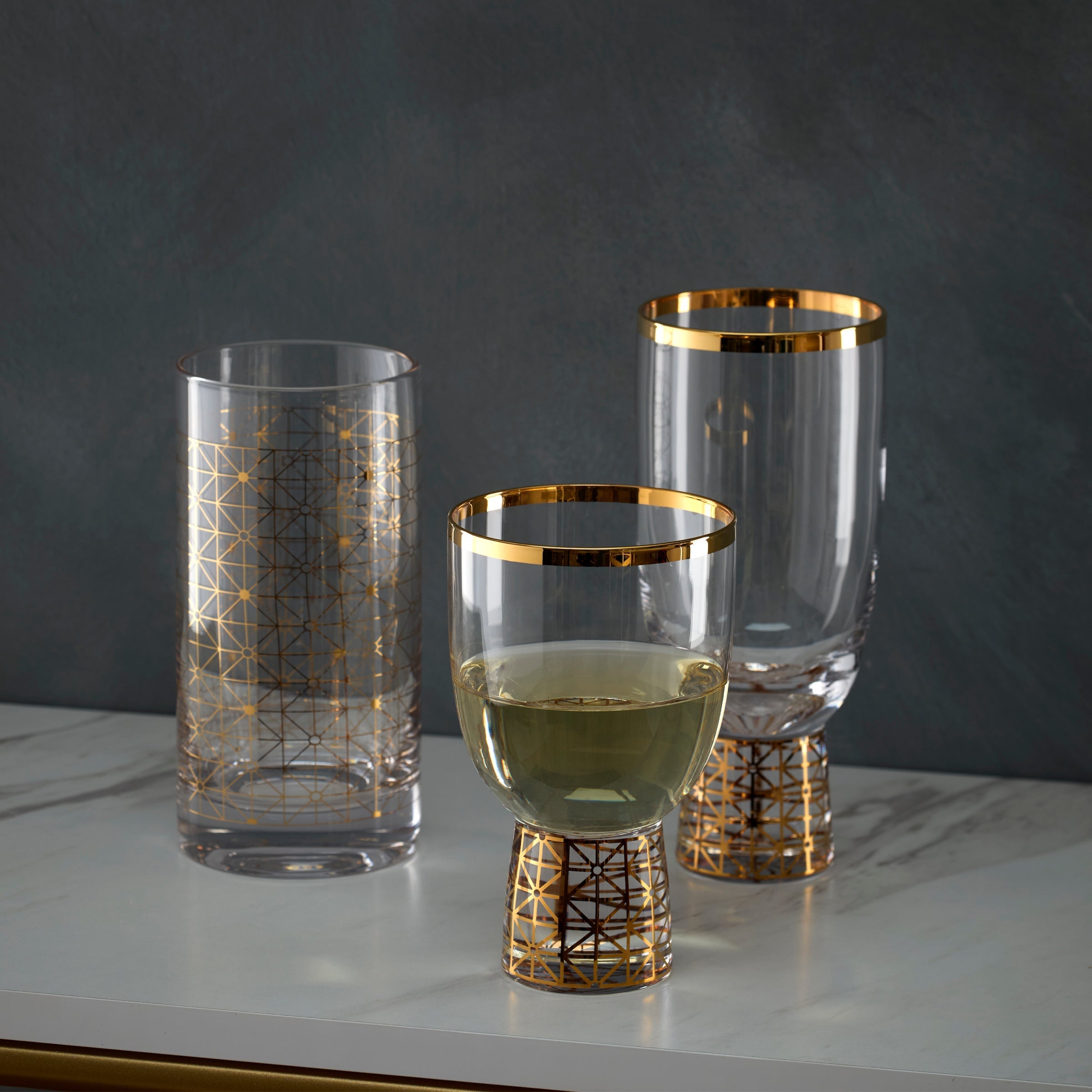 Lenox Westmore Tuscany Classics Gold Dust Highball Glasses, Set of 4 - Image 4
