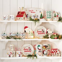 Alternative view of Lenox Westmore Snoopy Christmas Accent Plates, Set of 4