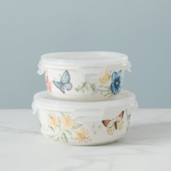 Alternative view of Lenox Westmore Butterfly Meadow Small Round Container