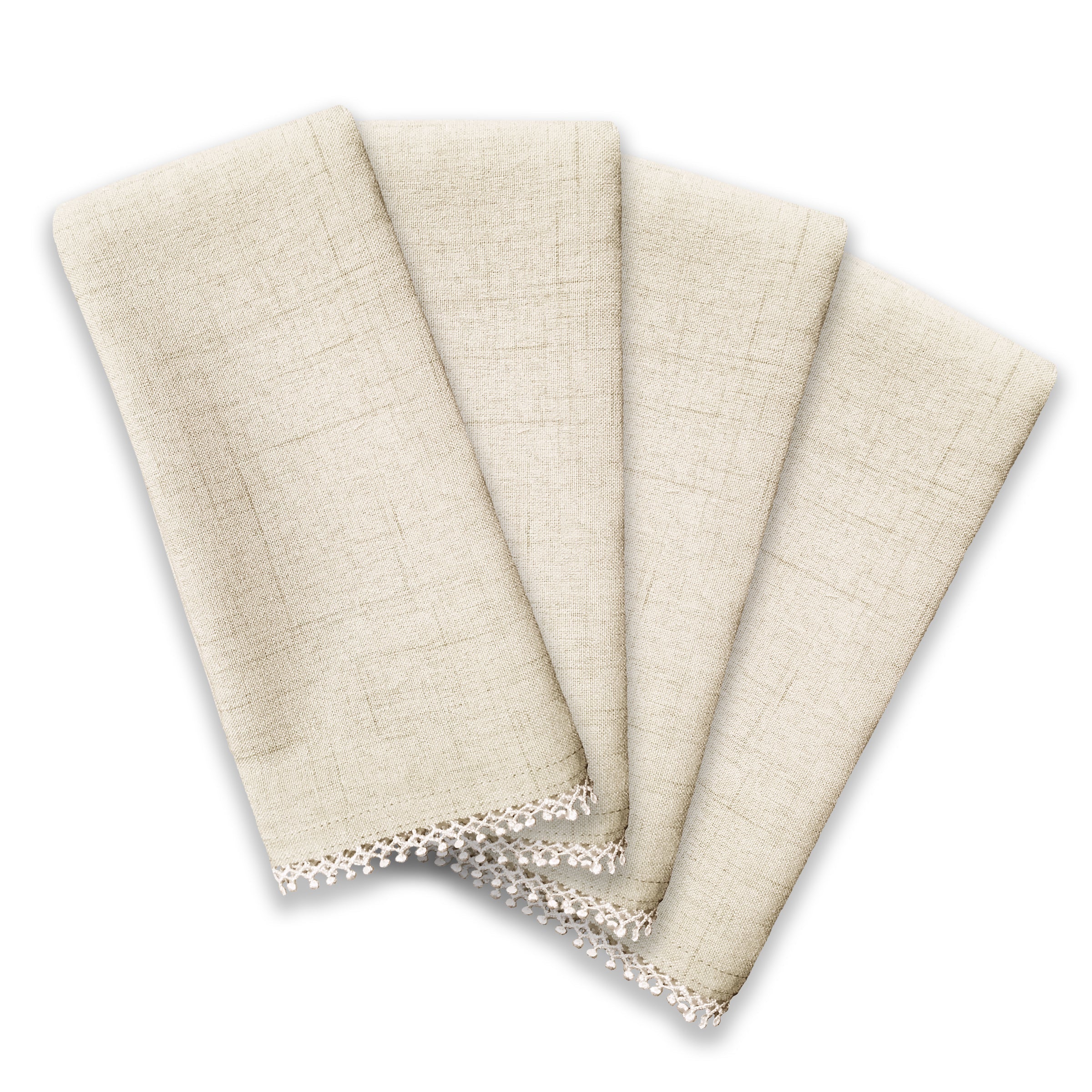 Lenox Westmore French Perle Natural 19x19 Napkins, Set of 4 - Image 2