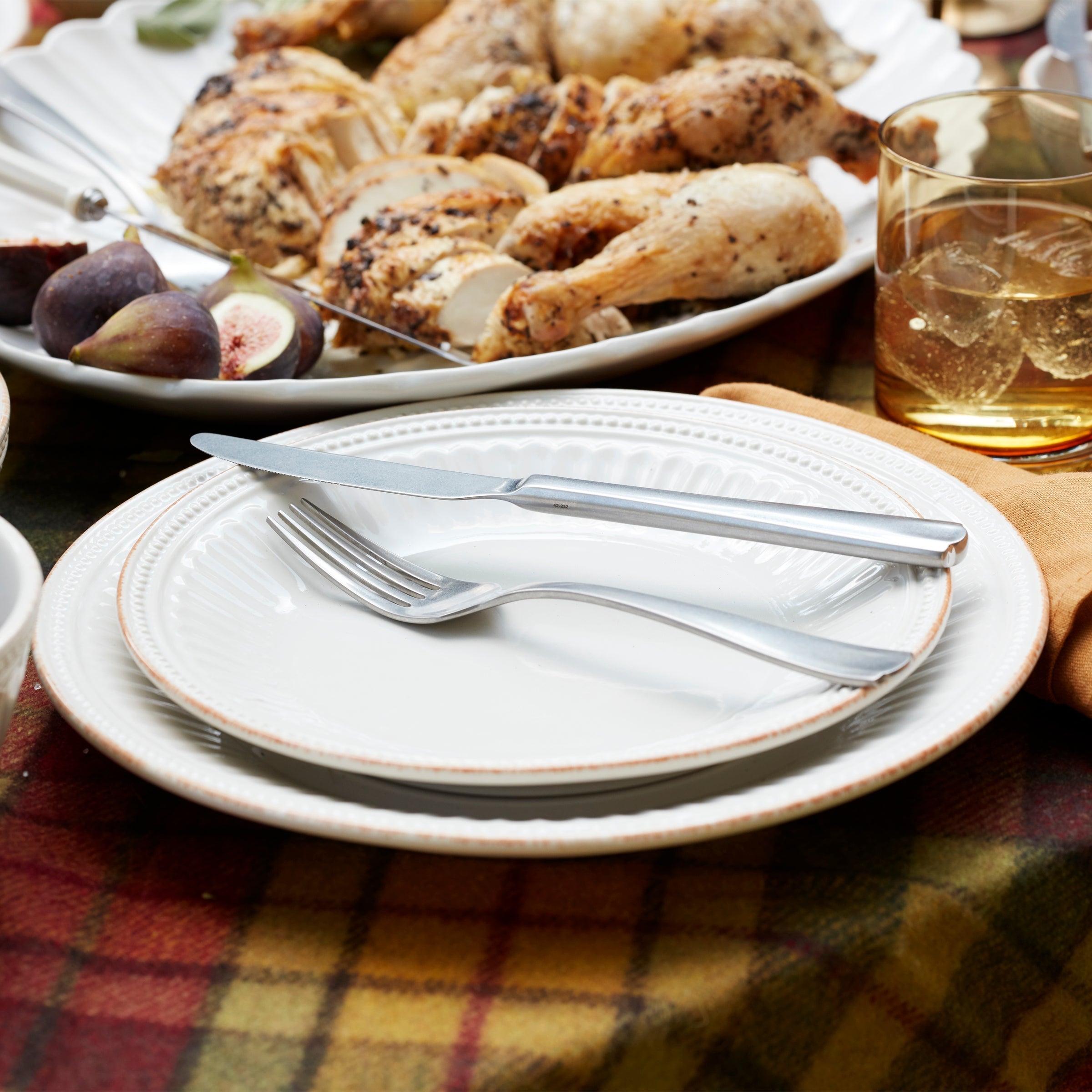 Lenox Westmore French Perle Groove White 12-Piece Place Setting - Image 6