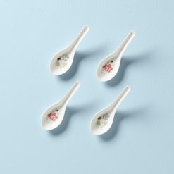 Lenox Westmore Butterfly Meadow Soup Spoons, Set of 4