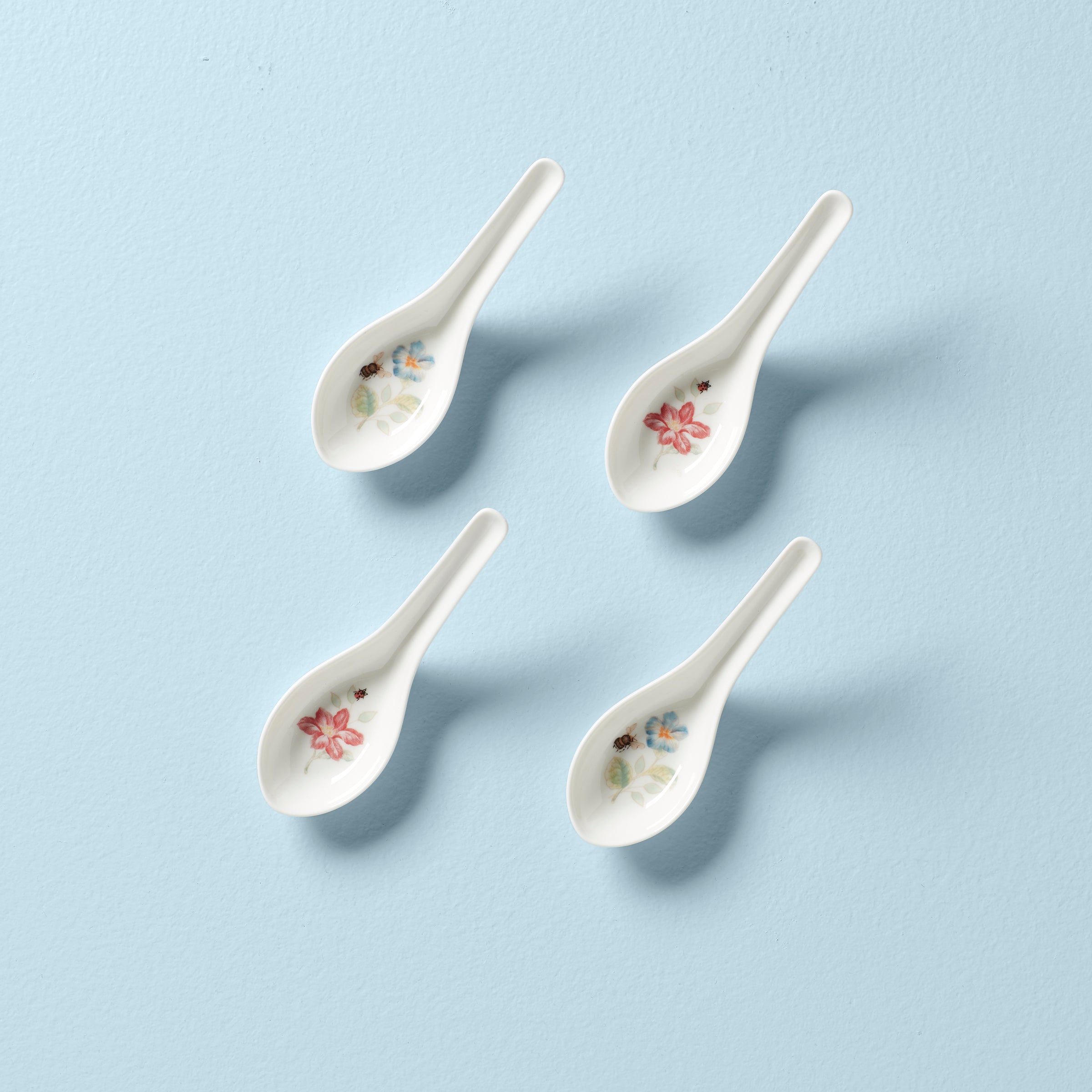 Lenox Westmore Butterfly Meadow Soup Spoons, Set of 4