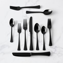 Alternative view of Lenox Westmore Portola Black Mirror 20-Piece Flatware Set