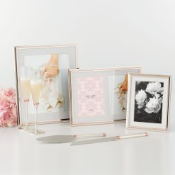 Alternative view of Lenox Westmore Rosy Glow Double 5x7 Photo Frame