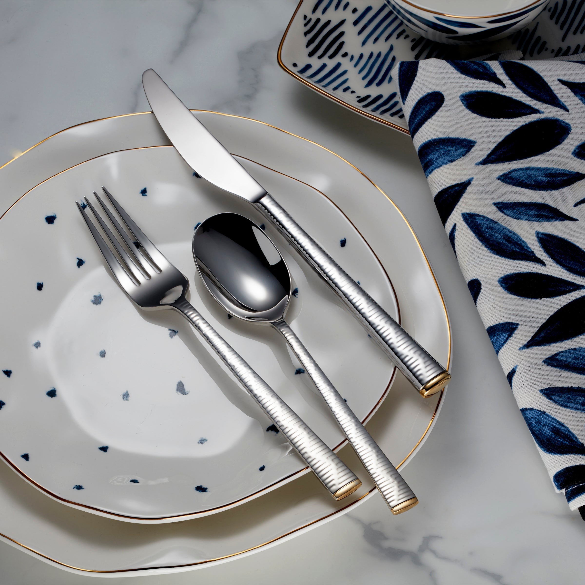 Lenox Westmore Blue Bay 20-Piece Flatware Set - Image 3