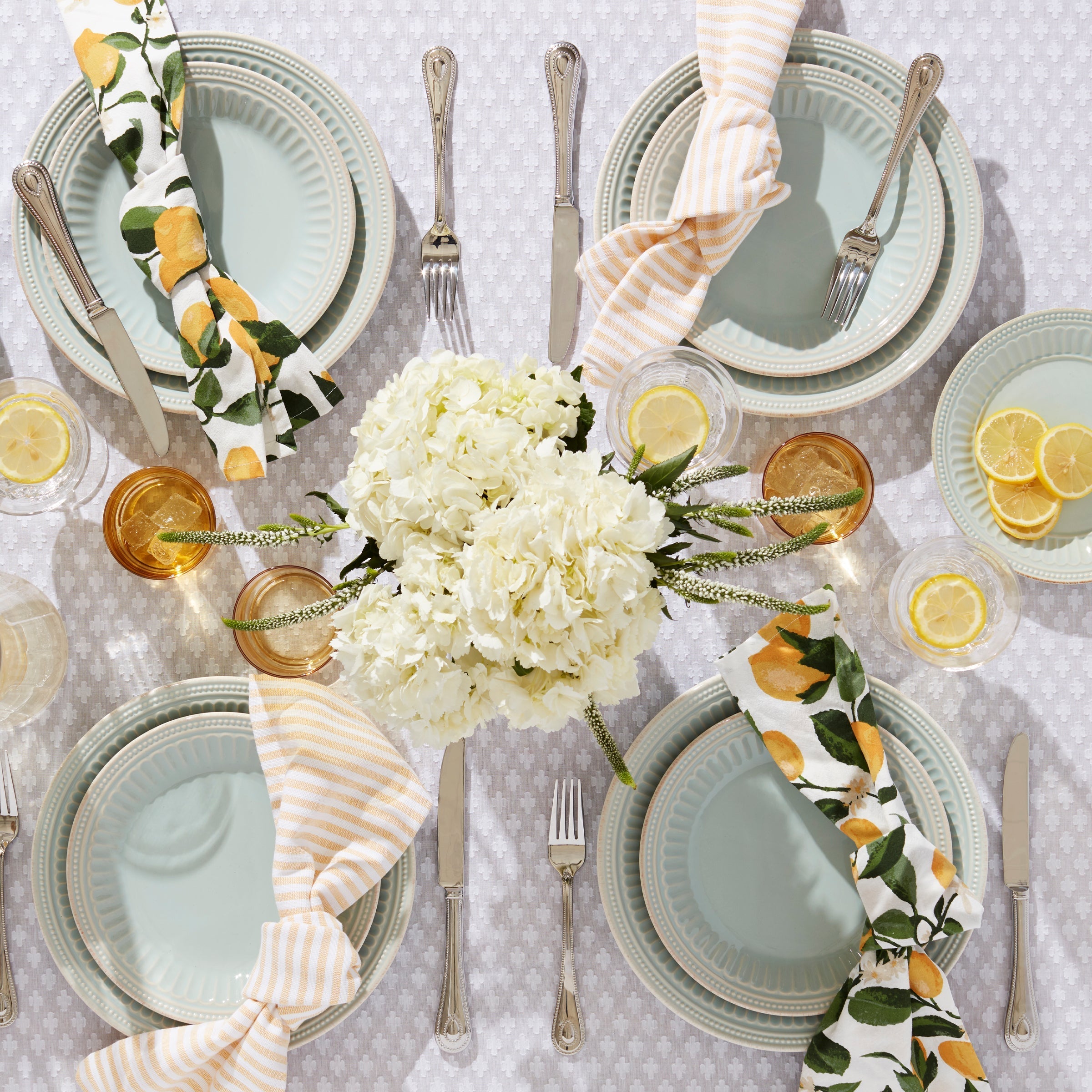 Lenox Westmore French Perle Groove Ice Blue 4-Piece Place Setting - Image 3