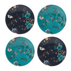 Alternative view of Lenox Westmore Sprig & Vine Tidbit Plates, Set of 4