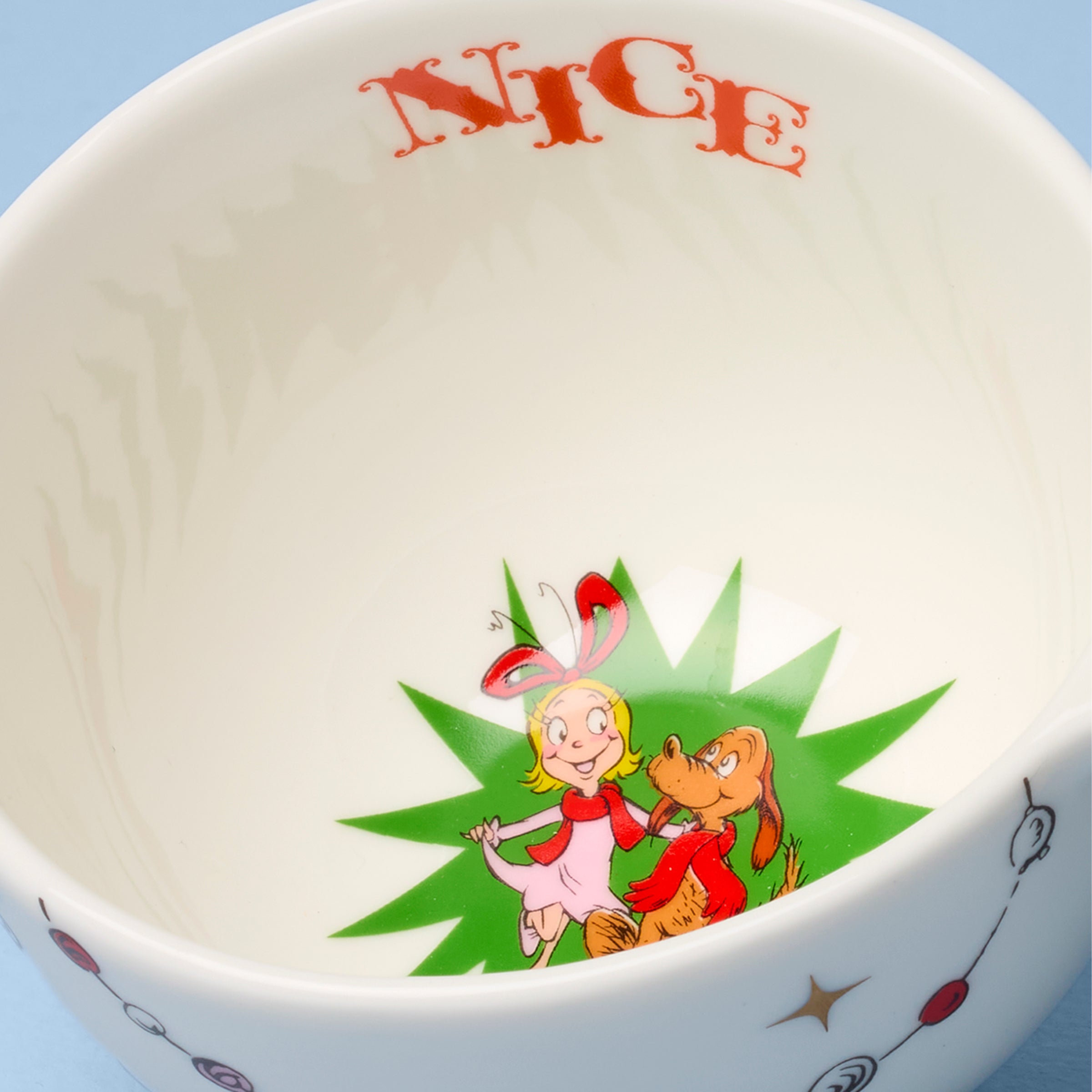 Lenox Westmore Merry Grinchmas Naughty or Nice Double Dip Bowl - Image 5