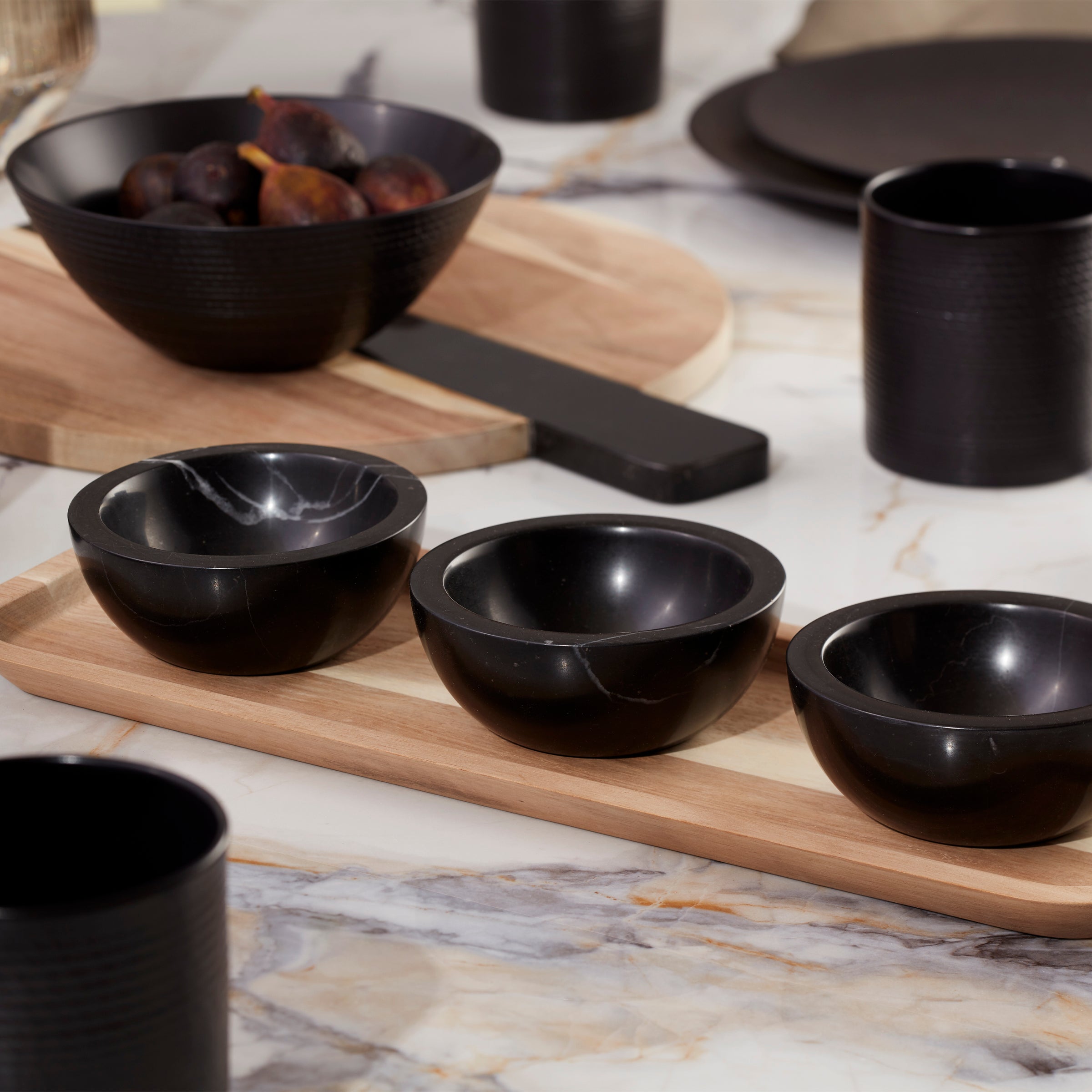 Lenox Westmore LX Collective Tray with 3 Dip Bowls - Image 3