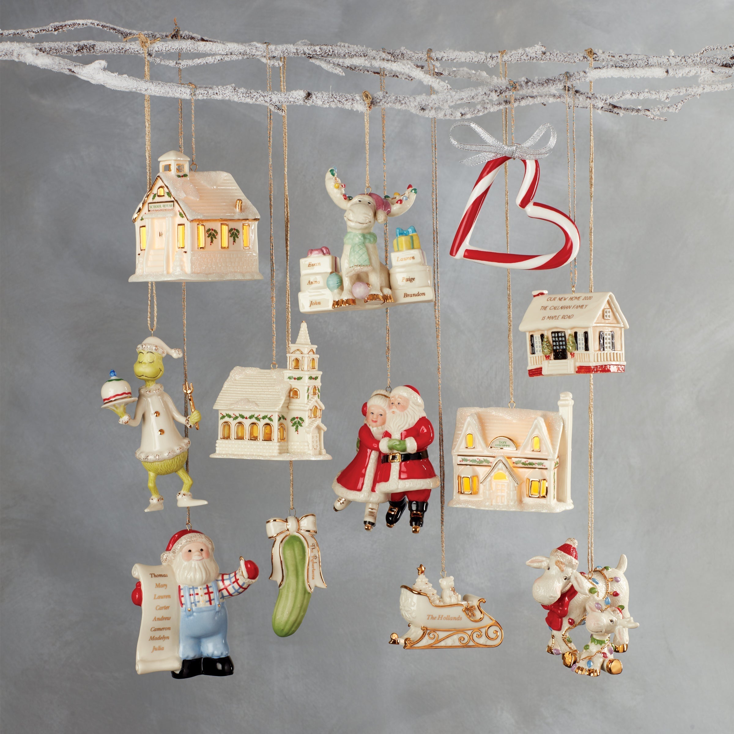 Lenox Westmore Christmas Village School Lit Ornament - Image 3
