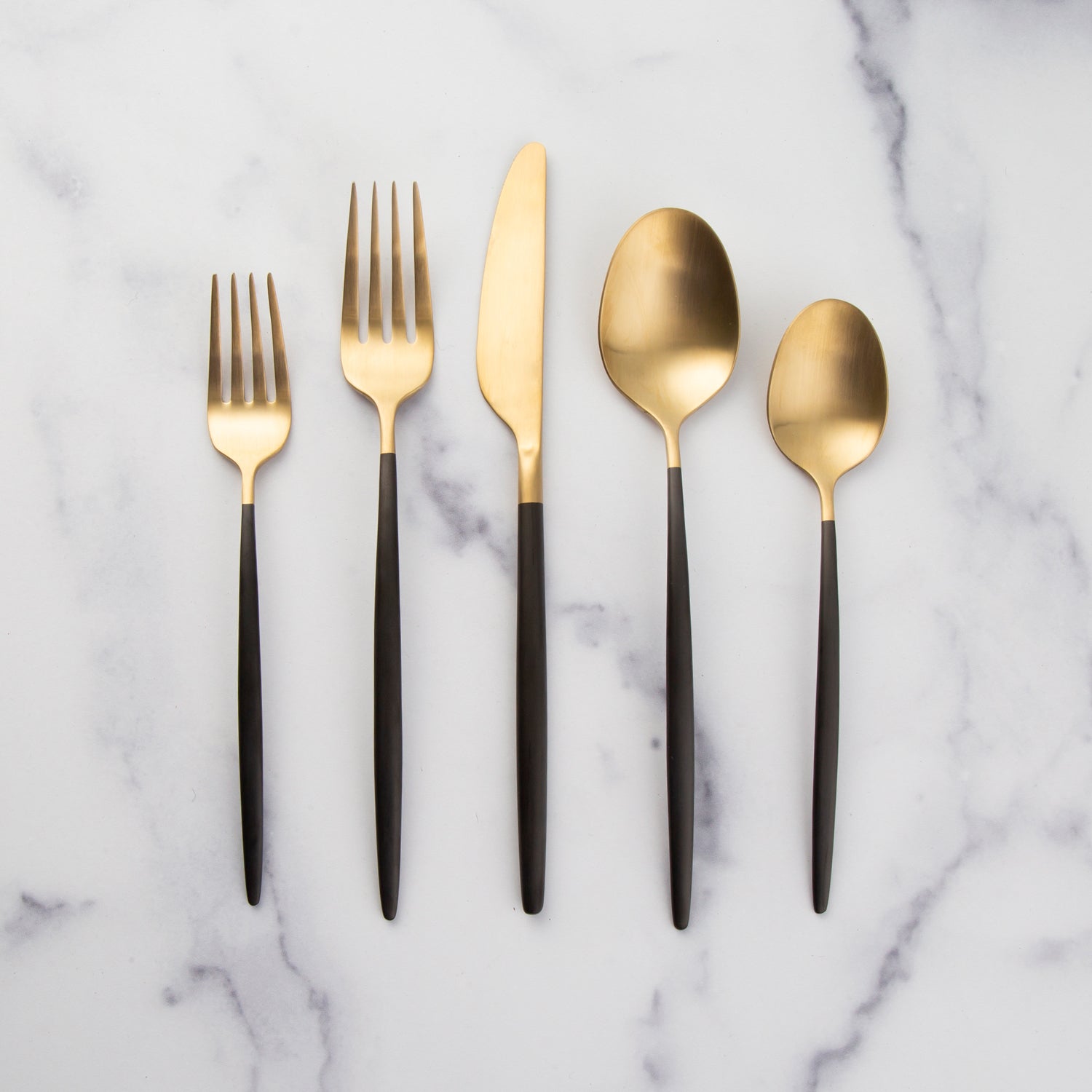 Lenox Westmore Gaze Black Champagne Satin 20-Piece Flatware Set