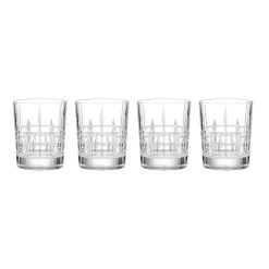 Lenox Westmore Deklan Crystal Double Old Fashion Glasses, Set of 4