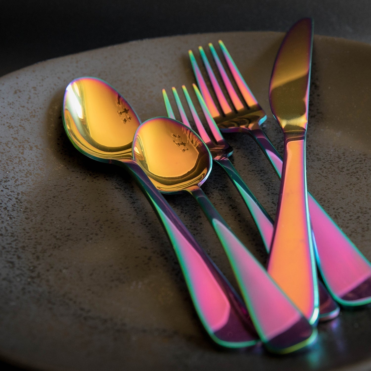 Lenox Westmore Rhiannon Rainbow Mirror 20-Piece Flatware Set - Image 2