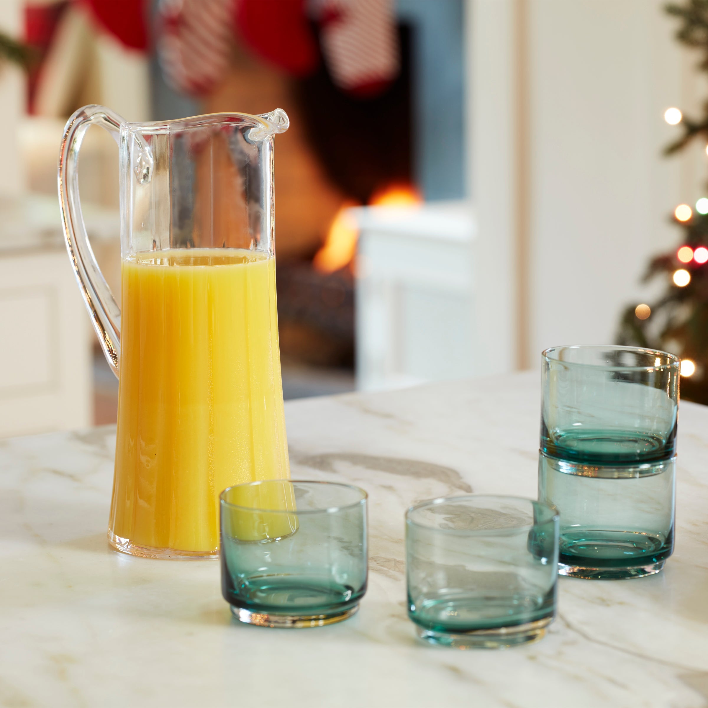 Lenox Westmore Tuscany Classics Stackable Green Short Glasses, Set of 4 - Image 13