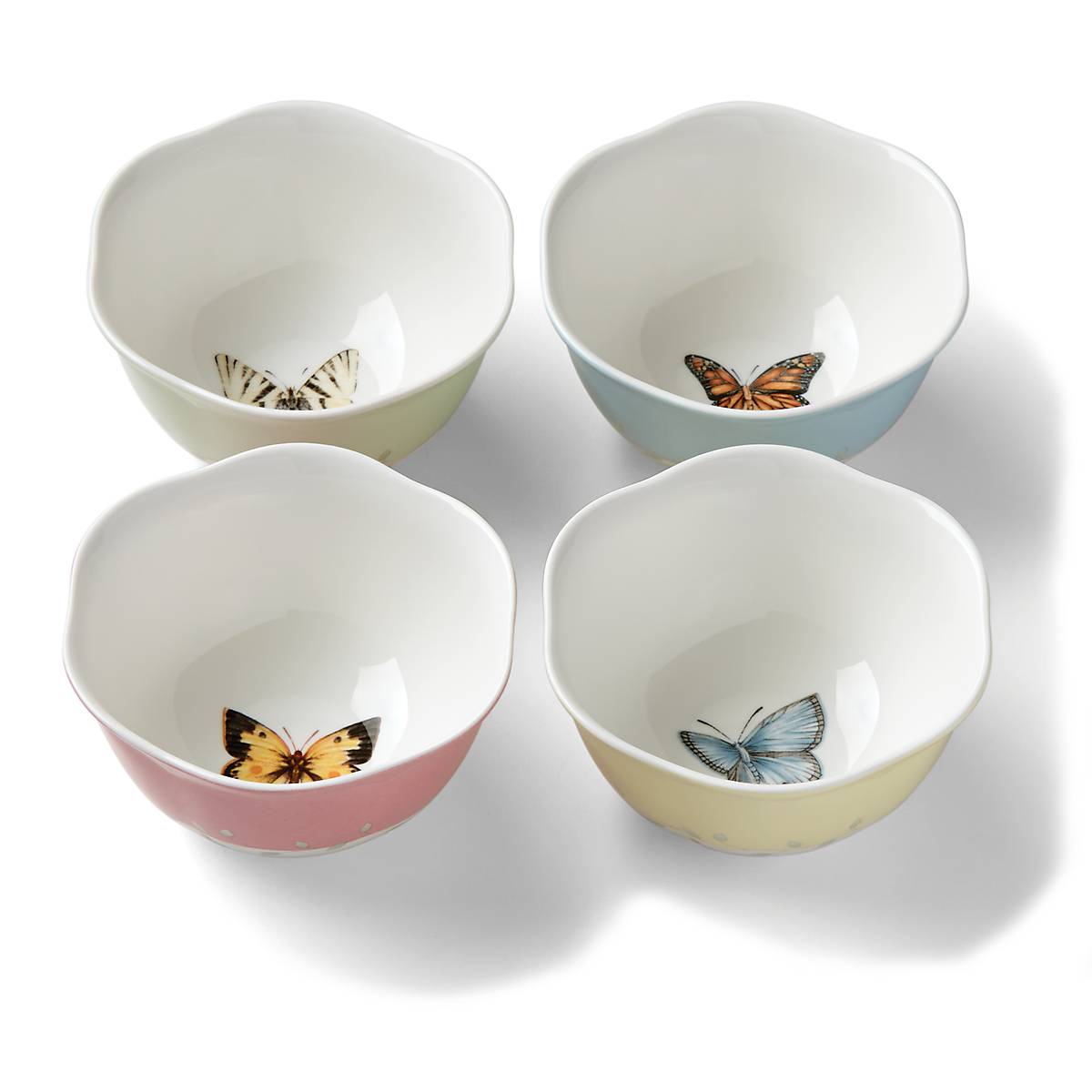 Lenox Westmore Butterfly Meadow Colors 4-Piece Dessert Bowl Set - Image 10