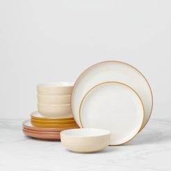 Lenox Westmore 24 Seven Colors Sunbaked 12-Piece Dinnerware Set