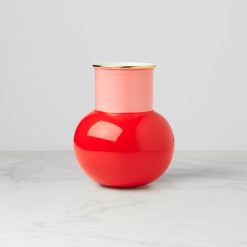 Lenox Westmore Make It Pop Warm Red Bouquet Vase