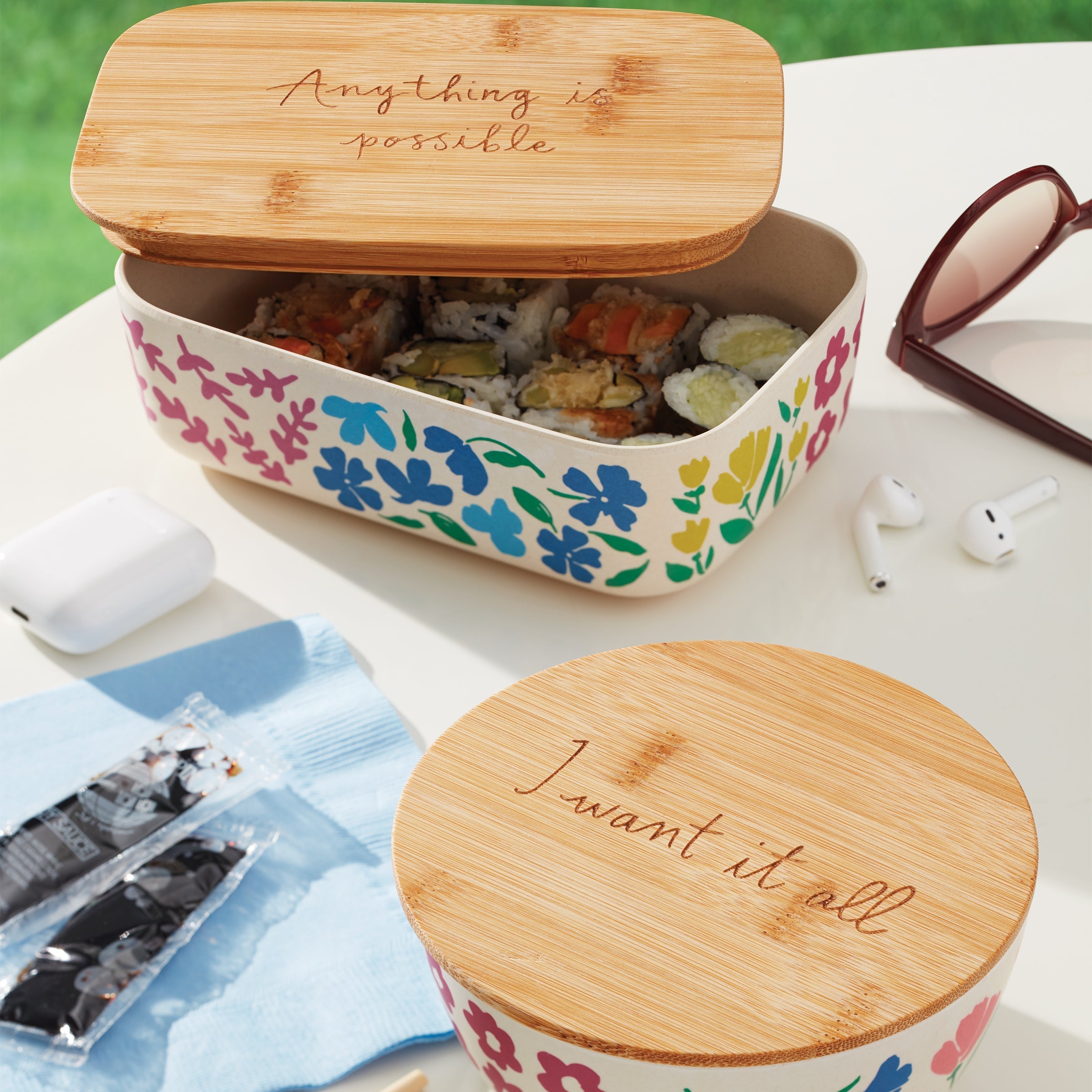 Lenox Westmore Floral Fields 2-Piece Container Set - Image 2