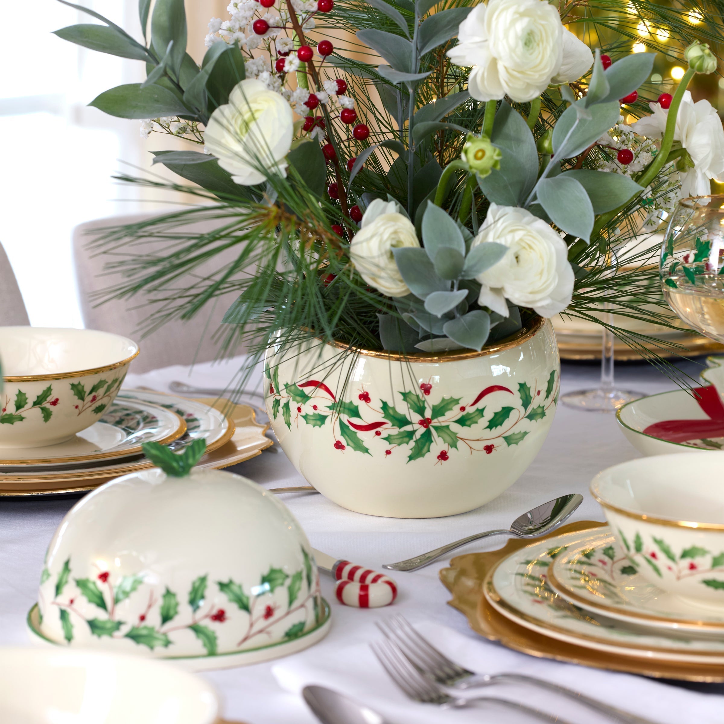 Lenox Westmore Holiday Ornament Cookie Jar - Image 3