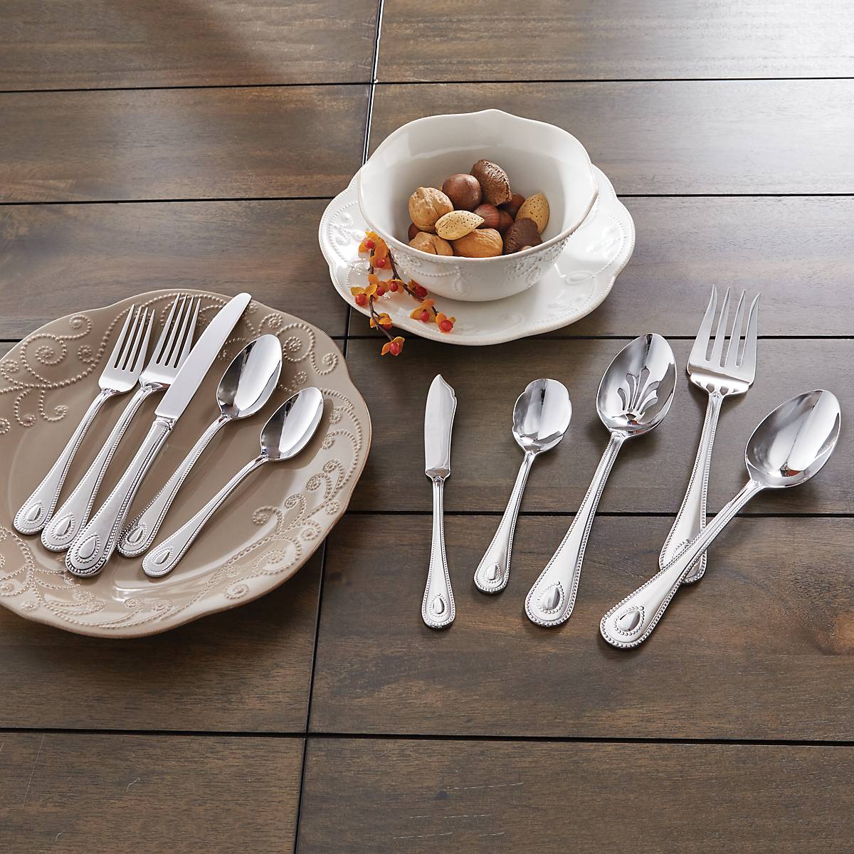 Lenox Westmore French Perle 65-Piece Flatware Set - Image 6