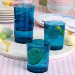 Alternative view of Lenox Westmore Bunny Hop Stackable Blue Tall Glasses, Set of 6