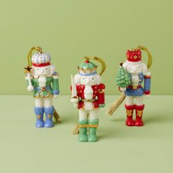 Lenox Westmore Nutcracker 3-Piece Ornament Set