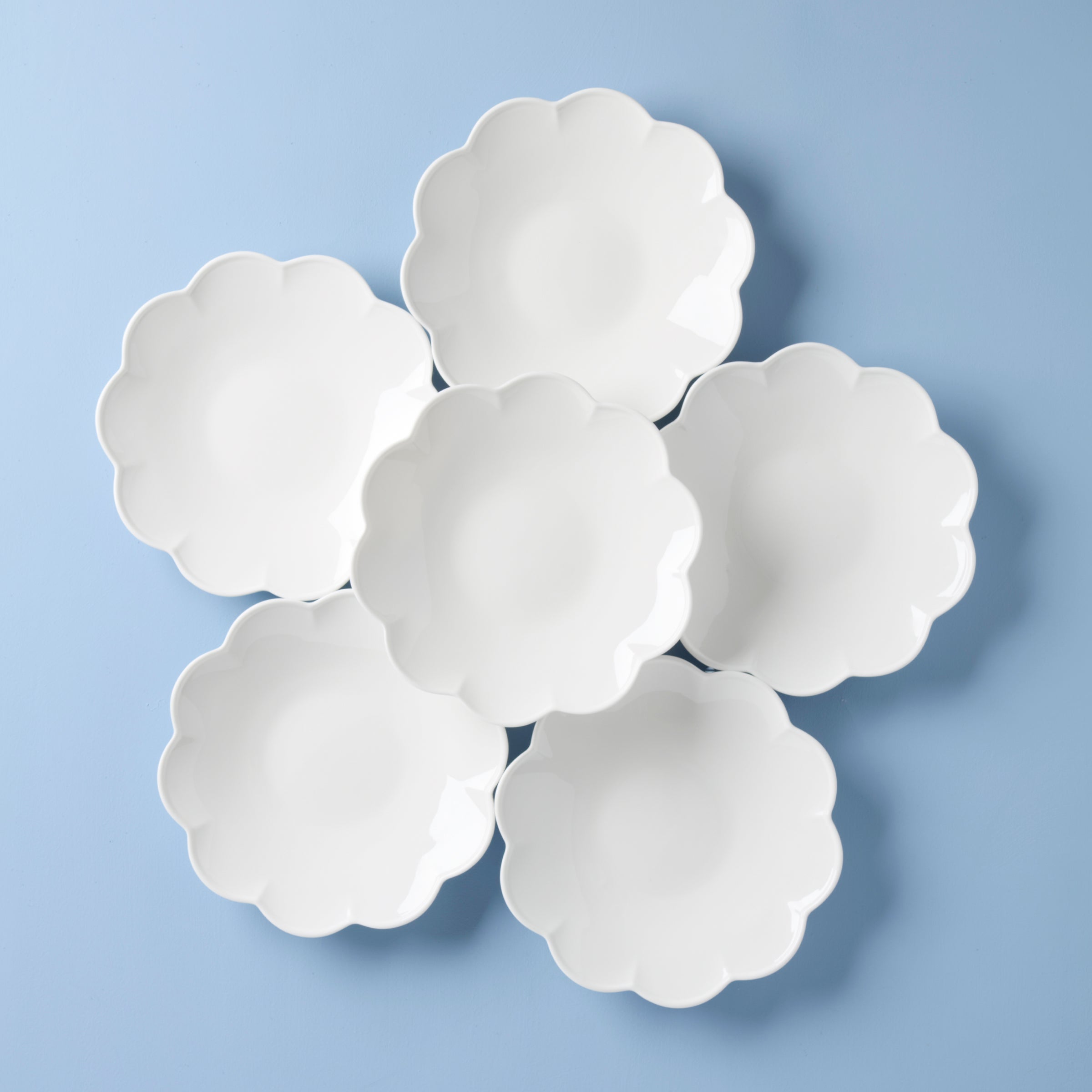 Lenox Westmore Studio 1414 Scallop Dinner Plates, Set of 6