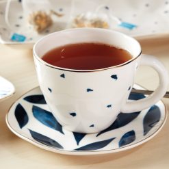 Alternative view of Lenox Westmore Blue Bay 4-Piece Teacup & Saucer Set