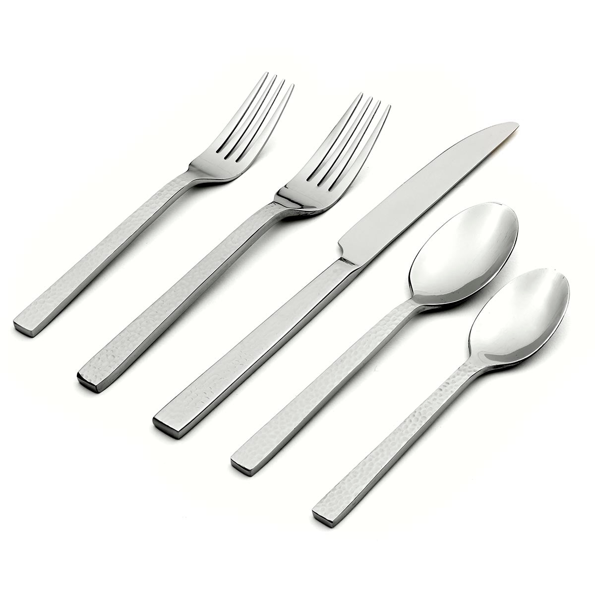 Lenox Westmore Chefs Table Hammered 45-Piece Flatware Set
