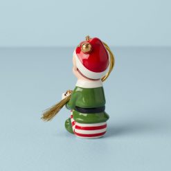 Alternative view of Lenox Westmore Personalized Christmas Elf Ornament