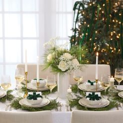 Alternative view of Lenox Westmore French Perle Scallop White 12-Piece Dinnerware Set