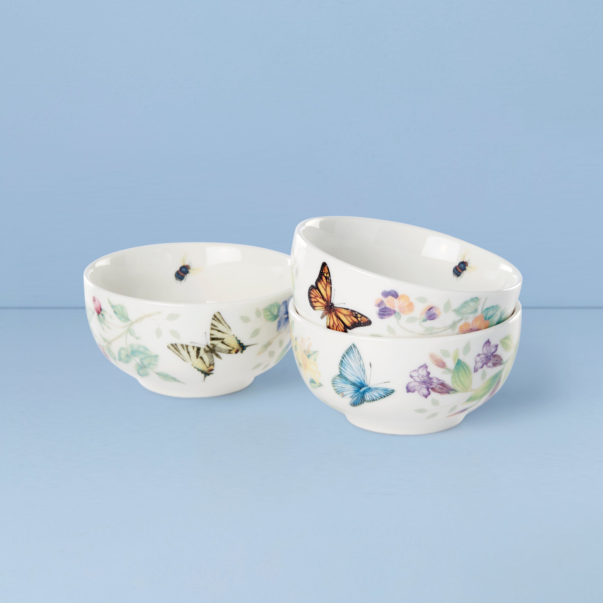 Lenox Westmore Butterfly Meadow Mini Bowls, Set of 3