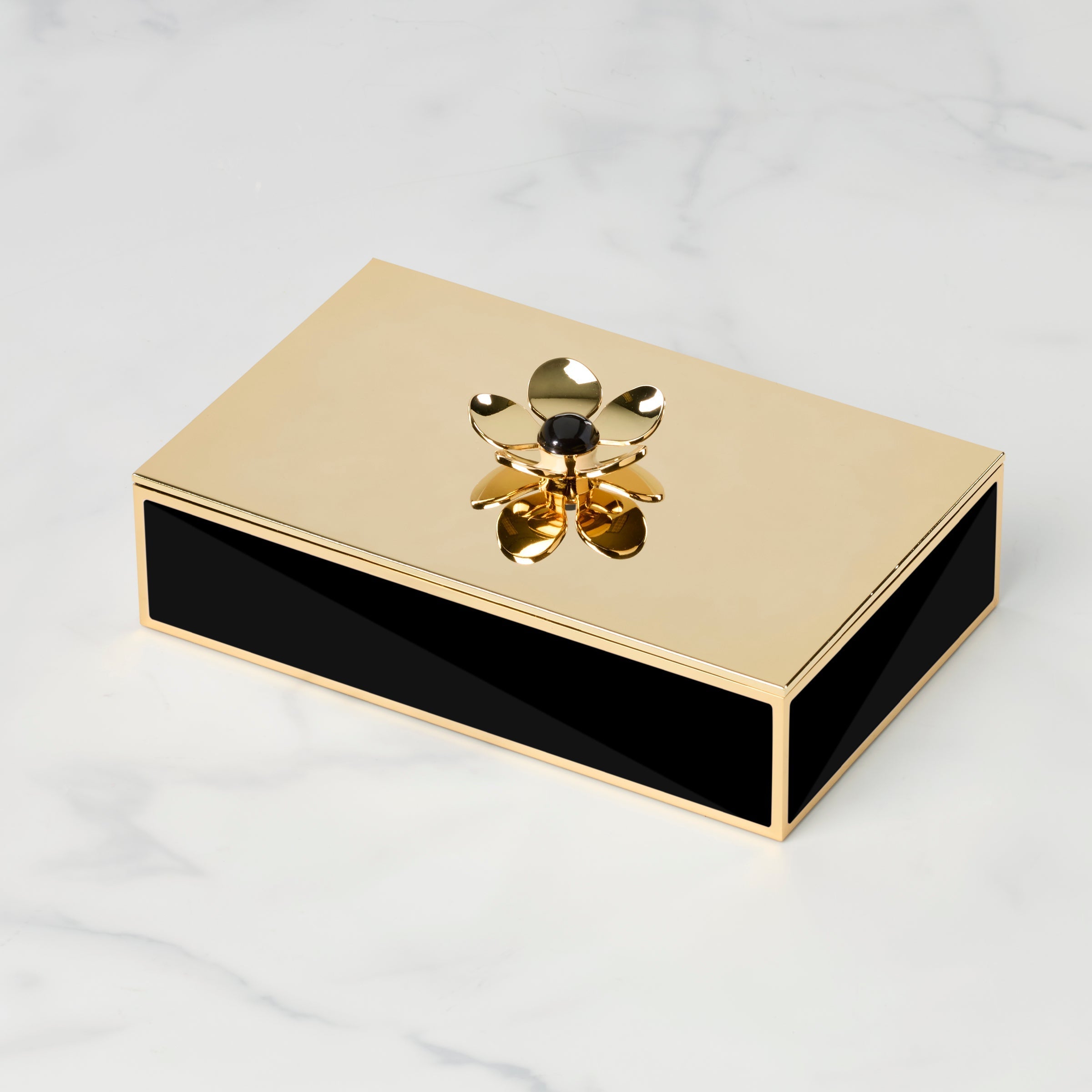 Lenox Westmore Make It Pop Black Large Floral Box