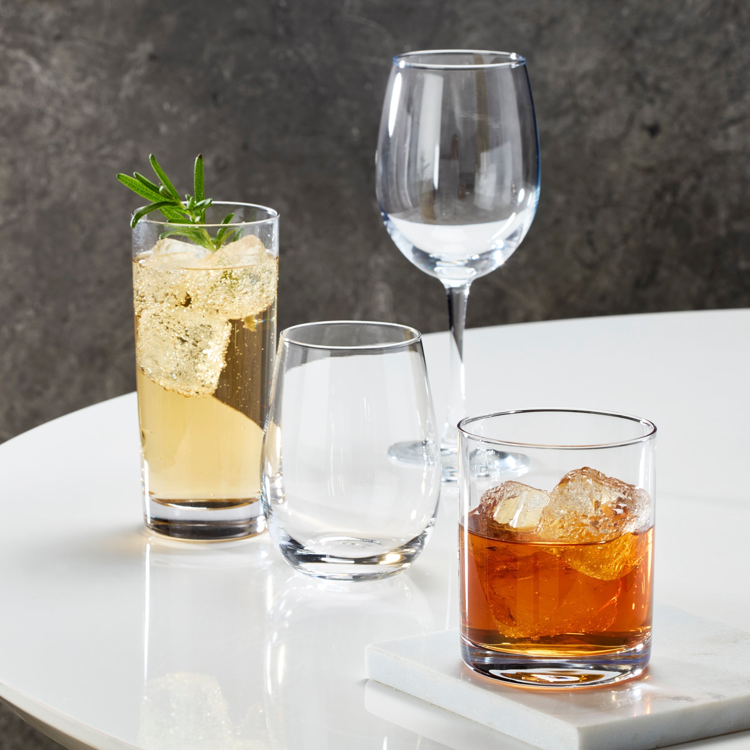 Lenox Westmore 5 O'Clock Stemless Wine Glasses, Set of 4 - Image 3