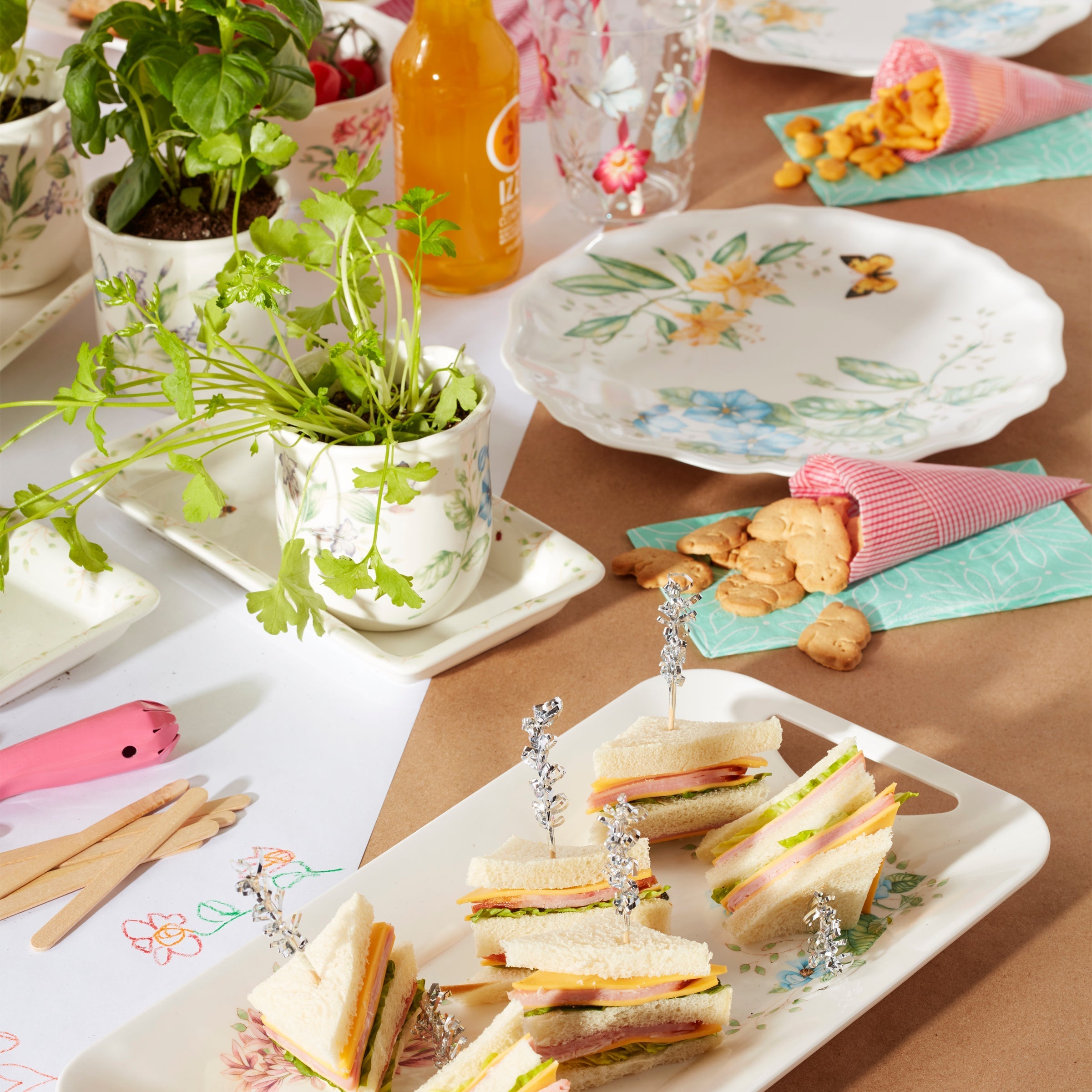Lenox Westmore Butterfly Meadow Melamine Hors d'Oeuvres Tray - Image 6