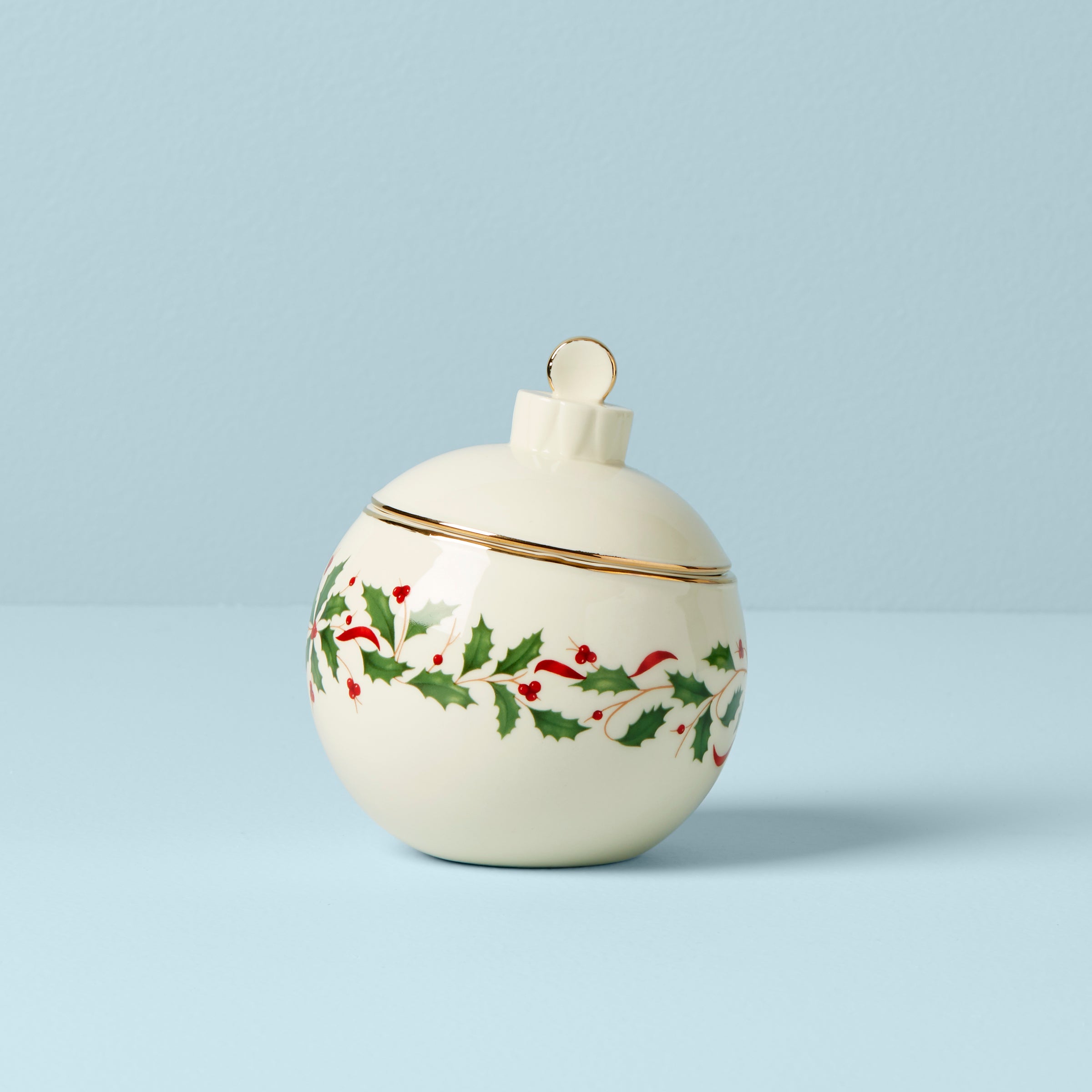 Lenox Westmore Holiday Ornament Candy Jar