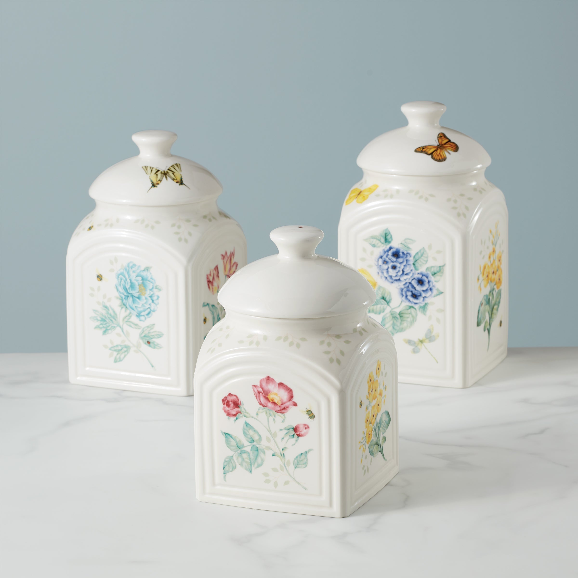 Lenox Westmore Butterfly Meadow 3-Piece Canister Set - Image 2