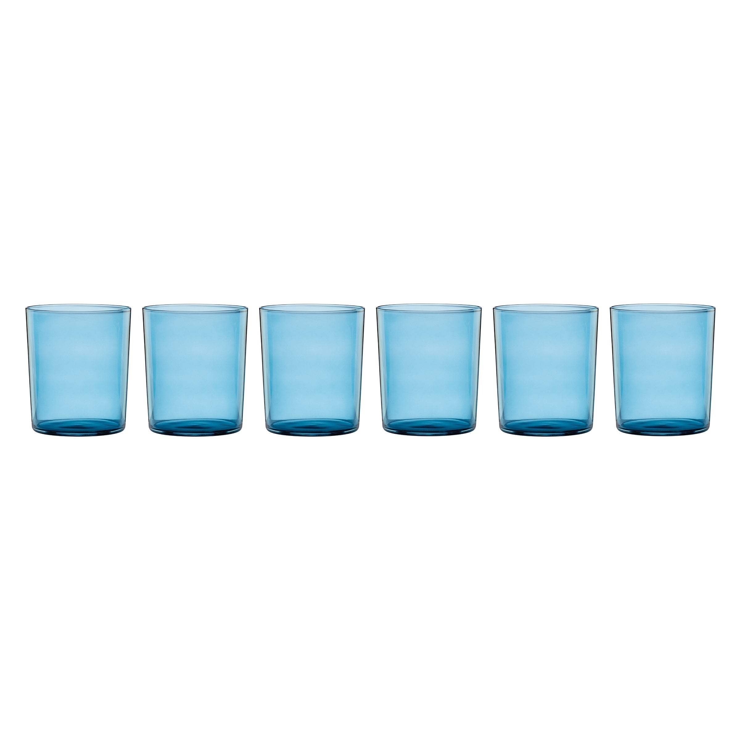 Lenox Westmore Bunny Hop Stackable Blue Tall Glasses, Set of 6
