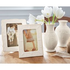Alternative view of Lenox Westmore French Perle White 5x7 Photo Frame