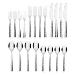 Alternative view of Lenox Westmore Elsa Hammered 20-Piece Flatware Set