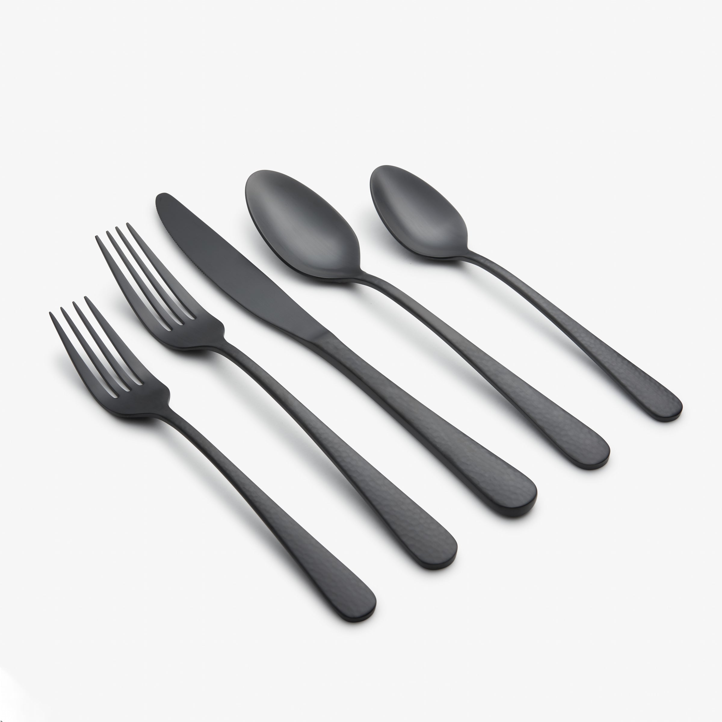Lenox Westmore Keene Black Satin 20-Piece Flatware Set