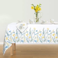 Lenox Westmore Wildflowers Border 60x120 Tablecloth